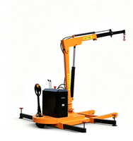 Mini-grue montée sur camion, télécommandée, entièrement automatique, avec flèche télescopique pour travaux de levage sur pick-up
