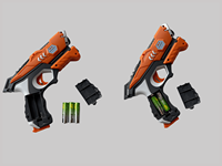 Pistola Láser WEDIDIT M6 Ligera, 4 Colores, Sonidos Fuertes, Alta Precisión, 1920x1080