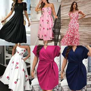 <span class=keywords><strong>Shein</strong></span>: Lotes de Vestidos Mixtos para <span class=keywords><strong>Mujer</strong></span> al por Mayor, Estilos Variados, Envíos Mixtos, Ropa <span class=keywords><strong>Shein</strong></span> al por Mayor, Stock de Prendas - Product Image 4