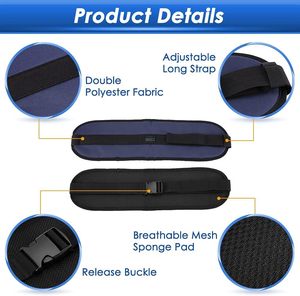 Arnés para silla de ruedas, chaleco cruzado de seguridad para el pecho, sujeción médica para cintura, cinturón de seguridad para silla de ruedas, chaleco de soporte para torso - Product Image 6