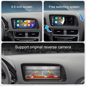 Linxu 8.8 inch đa phương tiện GPS navigation Android Auto Carplay cho <span class=keywords><strong>Audi</strong></span> <span class=keywords><strong>Q5</strong></span> xách tay TFT màn hình cảm ứng TV 1 năm bảo hành bảng điều khiển - Product Image 4