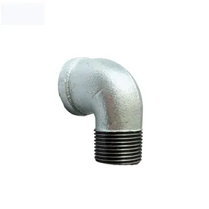 China supplier Malleable Iron Elbow Grey 20Mm Size Galvanized Cast Iron Pipe Fitting galvanised malleable iron pipe fittings