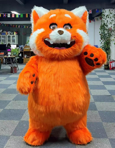 Divertimento in esecuzione 2m/2.6m pubblicità che diventa rosso gonfiabile gatto mascotte costume personaggio dei cartoni animati <span class=keywords><strong>pixar</strong></span> per adulti - Product Image 3