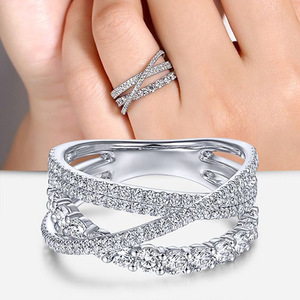 Anello moderno con linea curva esagerata, gioiello vintage da donna, idea regalo - Product Image 2