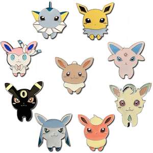 تخصيص جيب الوحش Eevee الأسرة شارة ، طقم هدايا بما في ذلك النموذج الأصلي والكثير من تطور أشكال صندوق مخصص - Product Image 6