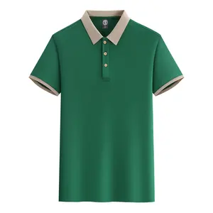 Stylish New Fashion Design Couple Polo Shirts Customizable Men S Casual Staff Uniform TShirt