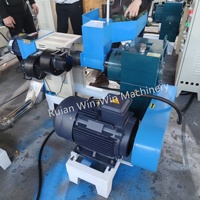 Nouvelle machine de pelletisation de plastique HDPE/PVC/PE de type mini, petite, refroidie par air, avec conception à vis simple