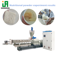 Ligne de production de poudre nutritionnelle par extrusion et pulvérisation, machine entièrement automatique pour la fabrication de farine infantile nutritive