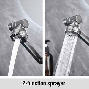 Robinet de lavabo mécanique multifonctionnel SANIPRO avec affichage numérique LED intelligent, rotation libre, robinets de lavabo - Product Image 4