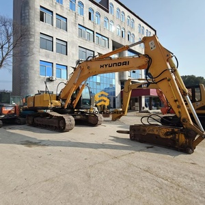 Excavatrice hydraulique d'occasion Hyundai 305LC-7, peinture d'origine, peu d'heures de service, pour travaux de terrassement - Product Image 1