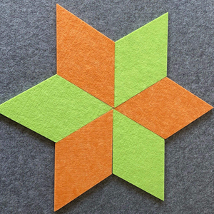 Panneau acoustique en feutre auto-adhésif de 9 mm d'épaisseur, style simple et durable, multicolores, pour l'isolation phonique - Product Image 2