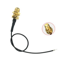 Prix usine Mini câble coaxial RF 1.13MM RP-SMA femelle vers adaptateur U.Fl adaptateur Miniature cuivre SMA vers adaptateur U.Fl