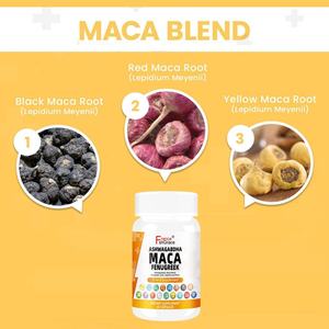 High Quality Maca Capsules Support Mood Health for Women and Men 60 Capsules Maca Root Supplement - Product Image 3
