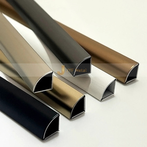 Accessoires pour carrelage J429 Bande décorative en acier inoxydable Garniture de carrelage en forme de U Garniture de carrelage en céramique et métal de haute qualité pour sol - Product Image 4