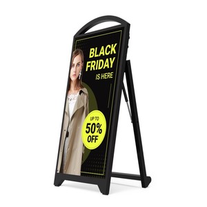 <span class=keywords><strong>Monitor</strong></span> Totem LCD da 55 Pollici per Interni ed Esterni, Schermo LCD ad Alta Luminosità con Batteria Integrata, Segnaletica Digitale - Product Image 2