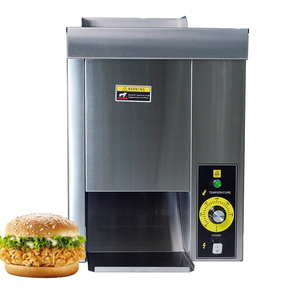 Máquina de hamburguesas Máquina comercial completamente automática de doble capa para hornear Maquinaria y equipo eléctrico pequeño para hamburguesas - Product Image 6