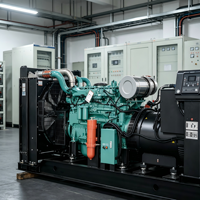 Groupe électrogène diesel industriel silencieux et compact refroidi par eau, à service continu, 400V 230V 50Hz, moteur refroidi par eau pour hôpitaux en Allemagne