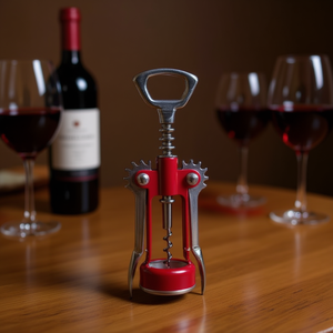Corkscrew Red Wine Bottle Opener Metal Double Lever 12 Pack - Product Image 3