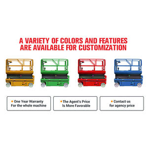 CE gunting angkat ponsel, Platform Semi elektrik 4m 6m 8m 10m 12m 14m dengan Platform yang dapat diperpanjang - Product Image 5
