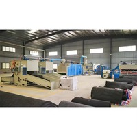 Machine de fabrication de tissus non tissés, ligne de production par poinçonnage à l'aiguille, ligne de production de géotextiles