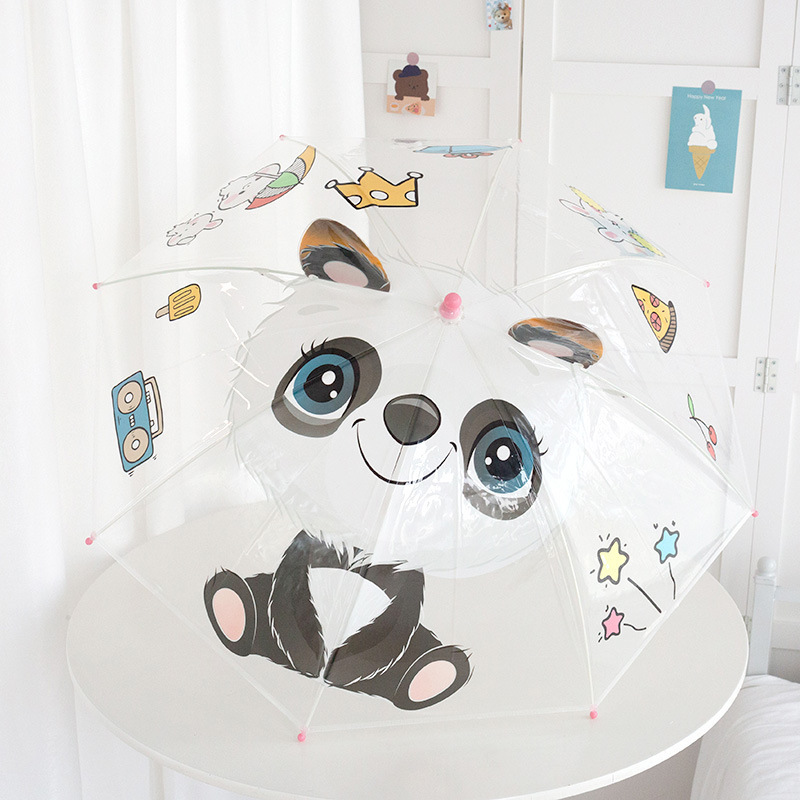 small ear model] panda cartoon