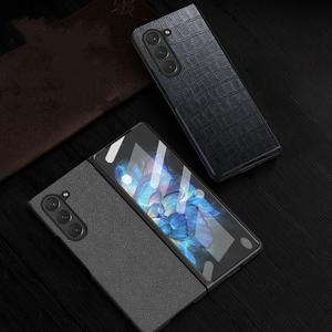 Nhà Máy Bán buôn Đen PC Đồng bằng khung sốc bảo vệ trường hợp điện thoại Samsung Galaxy Z flip6/ Z fold6 vỏ sò gấp trường hợp điện thoại - Product Image 5