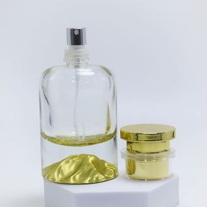 Vente flash - Flacon de parfum en verre rouge de 30 ml, 50 ml, 100 ml, en stock, flacon de parfum en verre épais de luxe avec bouchons - Product Image 2