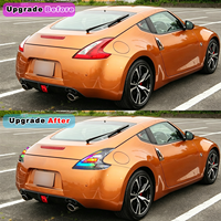 Feux arrière SINDAR Full RGB pour Nissan 370z Fairlady Z34 2008-2019, nouveaux feux arrière électro-plaqués transparents, clignotants dynamiques personnalisés.