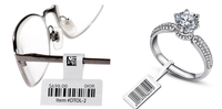 Étiquettes RFID NFC UHF 860-960 MHz pour bijoux avec système antivol étanche EPC 96 bits pour le comptage des bijoux