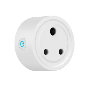 Smart socket WiFi mobile phone timing switch socket remote control smart home India South Africa, 3 round pin wifi socket