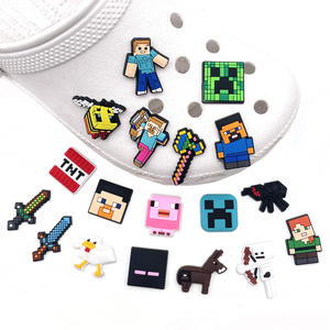 Juego de 18 Hebillas Decorativas con Diseño de Flor de <span class=keywords><strong>Minecraft</strong></span> para Zapatos, Accesorios para Sandalias y Pantuflas - Product Image 2