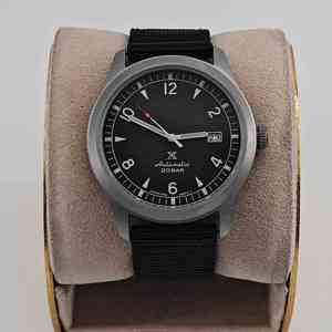 Orologio Meccanico Automatico di Alta Qualità per Uomo, Cassa in Acciaio Inossidabile, Quadrante Luminoso Satinato Nero Verde Blu, Data, per Avventure all'Aperto - Product Image 2
