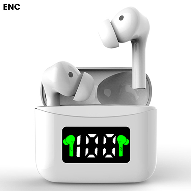 J5 TWS Earbuds Wireless HIFI Stereo BT5.4 Waterproof Gaming Headphone with LED Battery Indicator for Mobile Phone