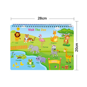 Sách Bận Rộn Cho Trẻ Em Đồ Chơi Giáo Dục Cảm Giác Tự Kỷ Montessori Cuốn Sách Học Tập Yên Tĩnh 17 Trang Cho Trẻ Tập Đi Mầm Non - Product Image 5