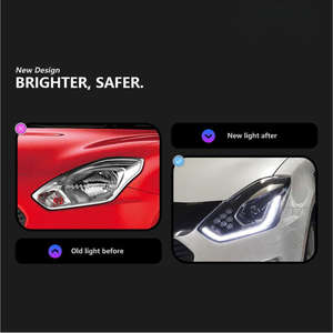Faros LED RHD con DRL y Señal de Giro Secuencial para <span class=keywords><strong>Suzuki</strong></span> <span class=keywords><strong>Swift</strong></span> 2018-2020, Conjunto de Luces Dinámicas de Bienvenida - Product Image 6