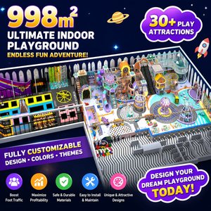 Maze Design <b>Indoor</b> Playground Soft Play with <b>Slide</b> for Kids Birthday Party Venue Business - Product Image 1