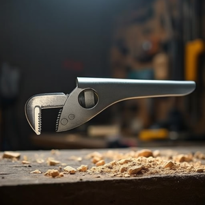 Llave de tubo ajustable con rodillos y mordazas de 90 grados para cortar y sujetar tuberías - Product Image 3