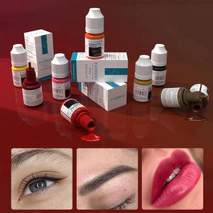 <span class=keywords><strong>Encre</strong></span> de tatouage pour maquillage permanent biologique, marque privée ODM/OEM, pigment pour lèvres, tatouage professionnel, micropigmentation, pigments PMU - Product Image 2