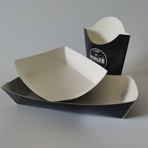 Boite D Emballage D Aliments De Restauration Rapide Personnalisee ,Boite <span class=keywords><strong>a</strong></span> <span class=keywords><strong>Emporter</strong></span> De Frites, Hamburgers Et Poulet Frit - Product Image 1