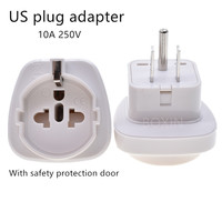 Adaptateur de prise de voyage US/EU/AU vers US 3 broches USA Japon Canada Philippines Thaïlande Taïwan Type B avec mise à la terre SD-5