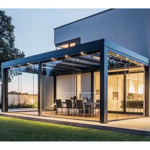 Pérgola Motorizada de Lujo de Aleación de Aluminio, Impermeable, con Acabado en Polvo, Color Personalizable, para Uso en Terrazas y Patios Traseros - Product Image 2