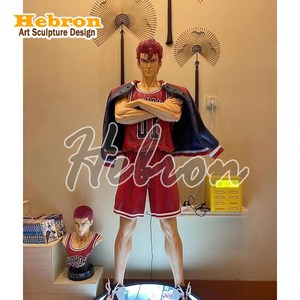 Personnalisez votre figurine d'action Anime Gk Slam Dunks grandeur nature, buste en résine de Hanamichi Sakuragi pour la décoration de la maison - Product Image 6