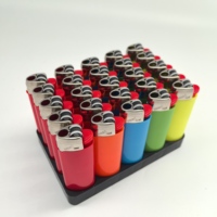 2024 Offre Spéciale haute qualité Design créatif rechargeable en plastique gaz butane briquet classique flamme imprimé Logo flamme stable pour