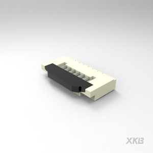 Connecteur FFC FPC XKB Connection X05A20L40T 40 broches 0,5 mm à contact inférieur, verrouillage rabattable, angle droit, SMD, ROHS pour électronique PCB - Product Image 2