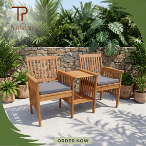 Contemporary Modern Luxury Solid Pine Wood Chaise Lounge <b>Bench</b> Outdoor Water-Resistant Cushions Environmental Material Bedroom - Product Image 3
