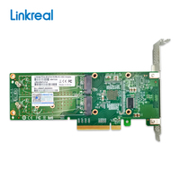 PCIe adaptor saklar ekspansi M.2 NVMe, 3.0 X8 ke 4-port