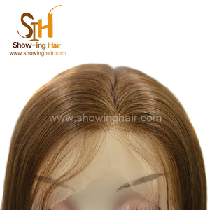 Commercio all'ingrosso 100% reale brasiliani del virgin dei capelli umani topper per le donne toupet di capelli Parrucche Piene Del Merletto - Product Image 2