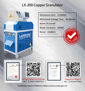 Máquina de Reciclaje de Cable de Cobre de 90 kg <span class=keywords><strong>por</strong></span> <span class=keywords><strong>Hora</strong></span>, Granuladora de Chatarra Lansing, Máquina de Separación de Cobre para Cables de 0.1-30 mm - Product Image 2