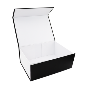 Boîte en carton pliable imprimée en couleur avec aimant, fabriquée à partir de matériaux recyclés, durable, texte personnalisé pour l'emballage de cadeaux et l'artisanat fait main - Product Image 1