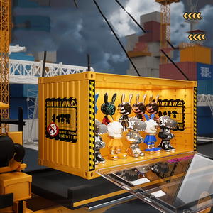 Chống Bụi Mô hình giới thiệu tổ chức trong suốt Acrylic mù hộp dẫn ánh sáng Acrylic hai lớp hình hiển thị hộp - Product Image 2